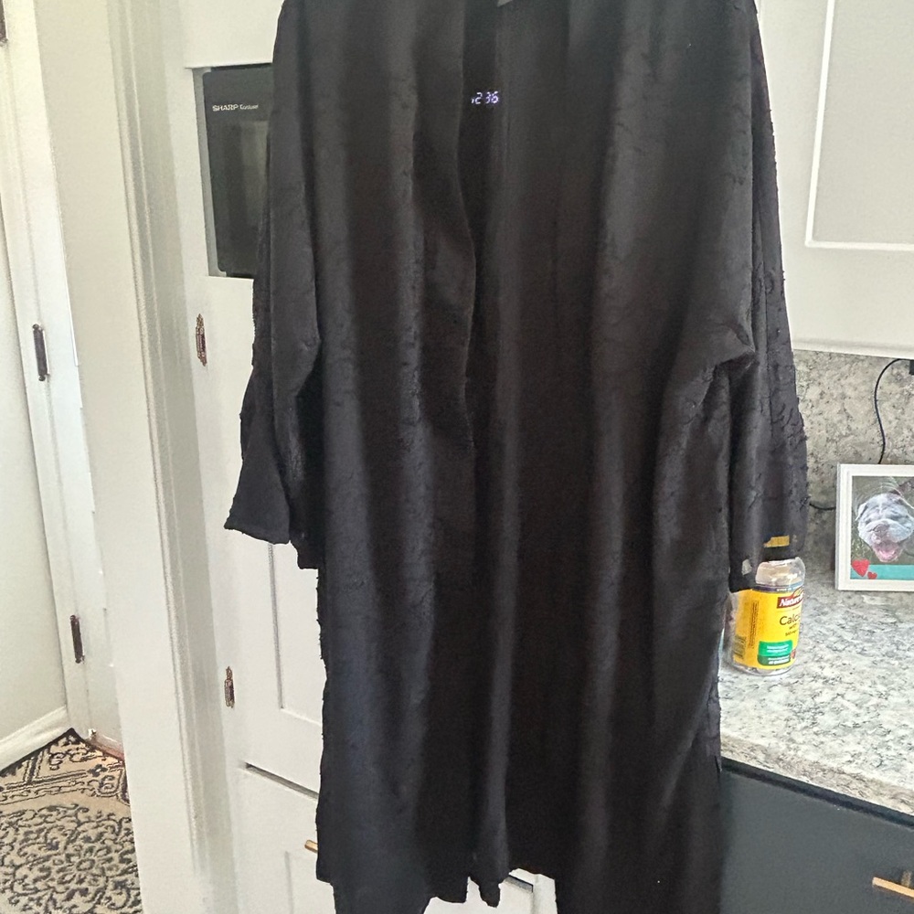 Skies Are Blue Black Women's Cape